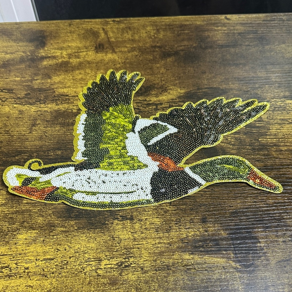 Beaded Duck Patch